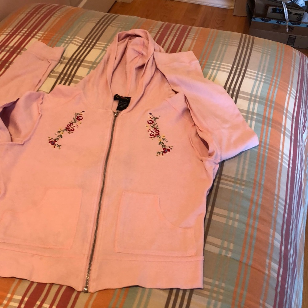 5/$25 Lightweight cotton hooded sweater  sz M